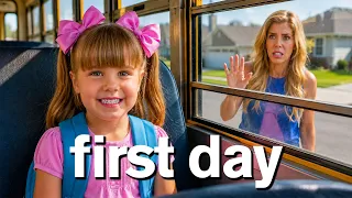 Our Daughter's First Day of School *emotional*