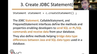 JAVA JDBC Connection Statement and ResultSet M10-E03