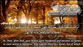 سورة البقرة كاملة ماهر المعيقلي مكتوبة 