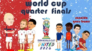 the world cup quarter finals kicks off today who goes through to the semis