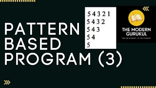 PATTERN BASED PROGRAM IN JAVA PART 3 ICSE BOARDS