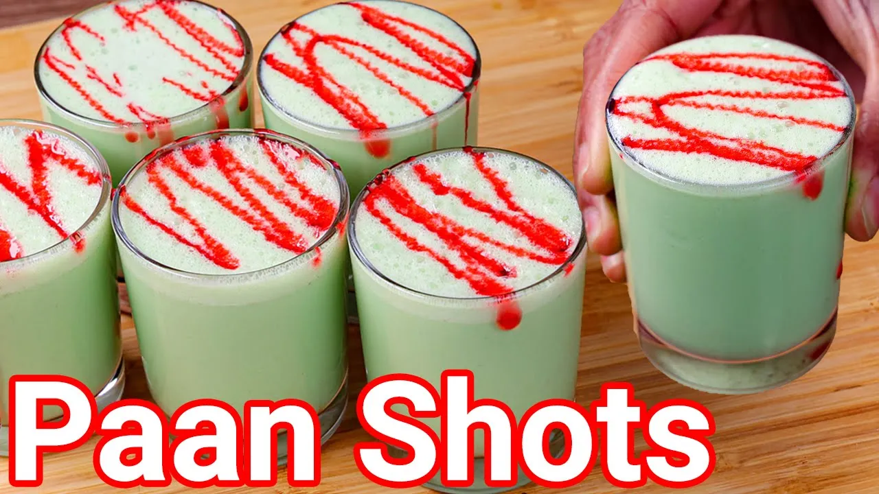 Paan Shots - Refreshing Summer Drink in 2 Mins   Healthy Betel Leaves Drink - Best Paan Alternative