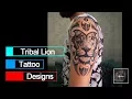 Tribal Lion Tattoo Designs