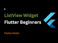 8 ListView Builder Widget in flutter Flutter Tutorial Series for Beginners