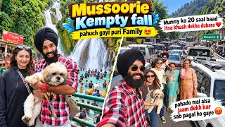 Puri Family itna khush Mussoorie Kempty fall dekh kar 😍 lekin aisa bura fass gaye sab pareshan 😰