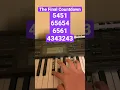 Download Lagu How To Play The Final Countdown | Easy Piano Tutorial #shorts