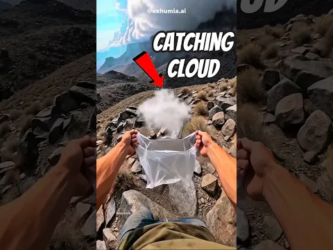 He tries to catch CLOUDE βοΈπ± #amazing #facts #viral #shortvideos