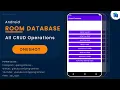 Complete Android Room Database in one