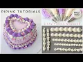 Vintage Cake Piping Techniques Tutorial 5 Must-Have Nozzles for Beginners
