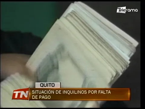 Situación de inquilinos por falta de pago