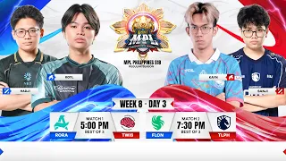 🔴 LIVE | MPL PH S18 | ENGLISH - Week 8 Day 3