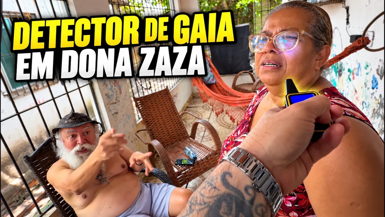 MANETIKIN PASSOU O DETECTOR DE GAIA EM DONA ZAZA 😱😱😱 | LUIZ DO SOM