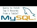 Sql Query - Write a query to fetch top n records helpumyway