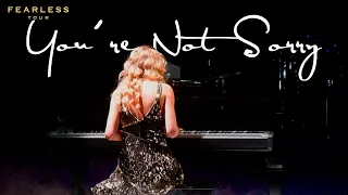 Download Taylor Swift - You're Not Sorry (Live on the Fearless Tour) MP3