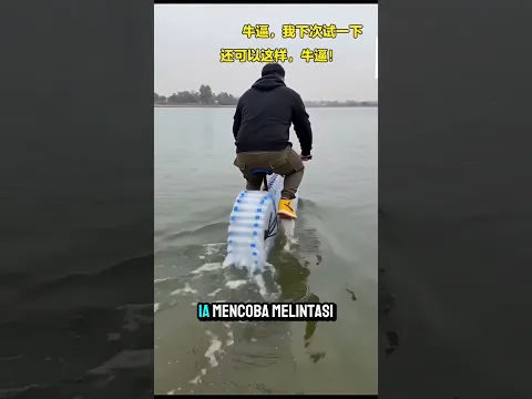 Sepeda Diatas Air.. 😱