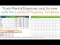 Landlord template demo Track rental property in excel