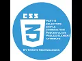 Part 5 CSS Tutorial CSS Selectors Simple Combination Pseudo Class element Attribute