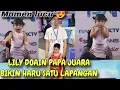 Lagu MOMEN LUCU LILY DIAM-DIAM DOAIN PAPA RAFFI JUARA MAIN BADMINTON 