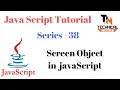 Screen Object in javascript