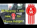 T-Force Freight buying 1 100 Kenworth trucks TFI International announcing huge equipment purchase