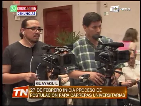 27 de Febrero inicia proceso de postulación para carreras universitarias