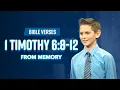 Bible Verses 1 Timothy 6 8-12 From Memory