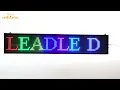 Leadleds 20" 7 Colors RGB LED Sign Board Scrolling Message