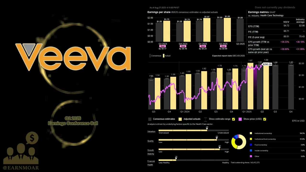 $VEEV Veeva Systems Q2 2026 Earnings Conference Call
