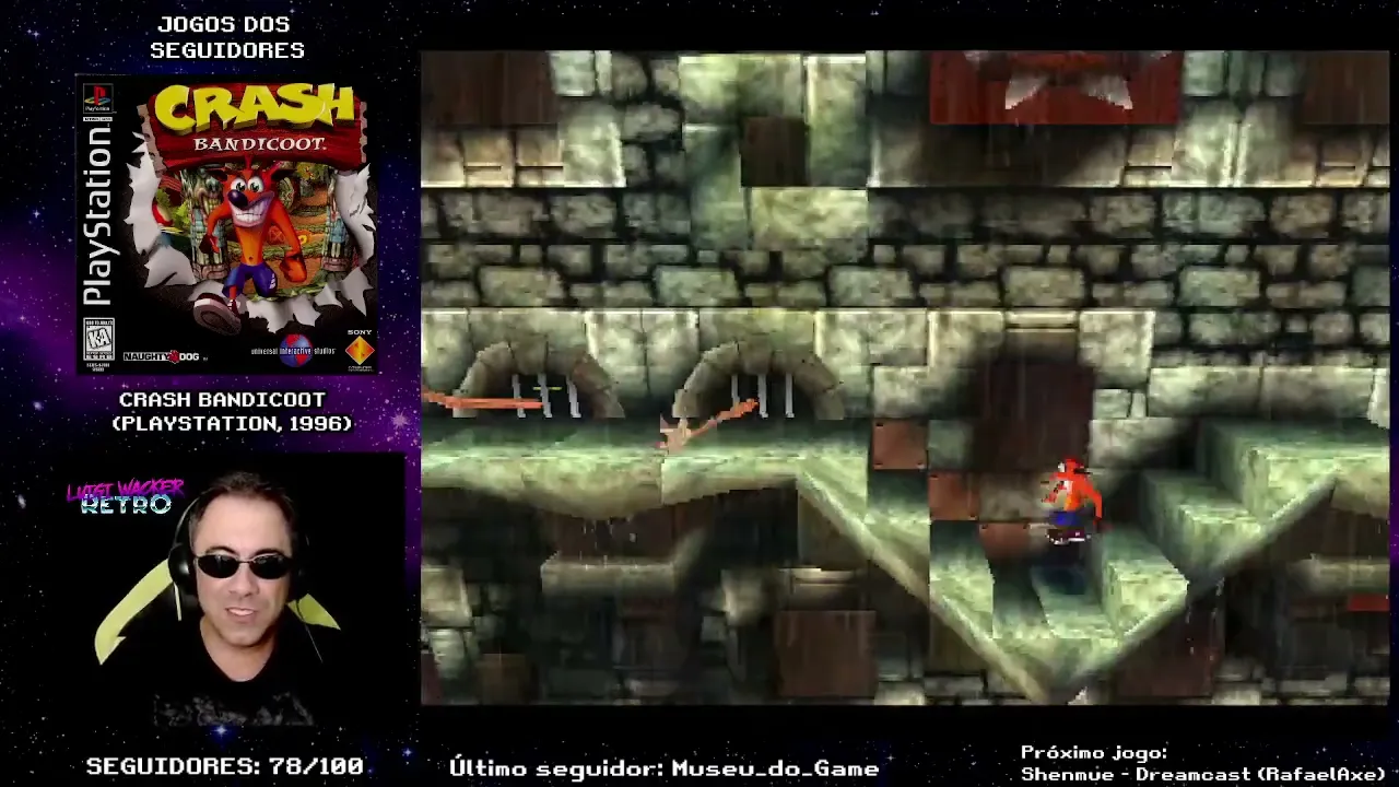 Crash Bandicoot (PS1) - 4° Dia (Jogos dos Seguidores)