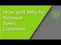 Removing Event Listeners