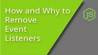 Removing Event Listeners