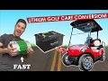 We Install A Lithium Ion Battery And Navitas 600Amp Kit In This Yamaha Golf Cart