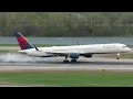 Delta 757-300 Landing at MSP DL1428 N596NW