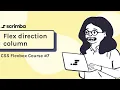 Flex direction column CSS Flexbox tutorial