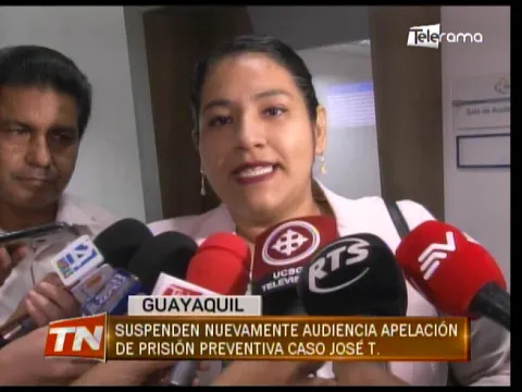 Suspenden nuevamente audiencia apelación de prisión preventiva caso José T.