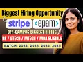 🚨EPAM 2025 Hiring| STRIPE Hiring | Freshers \u0026 Experienced Eligible |  Batch: 2022 - 2025 Apply