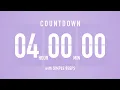 4 Hour Countdown Timer Flip Clock with Bell Alerts