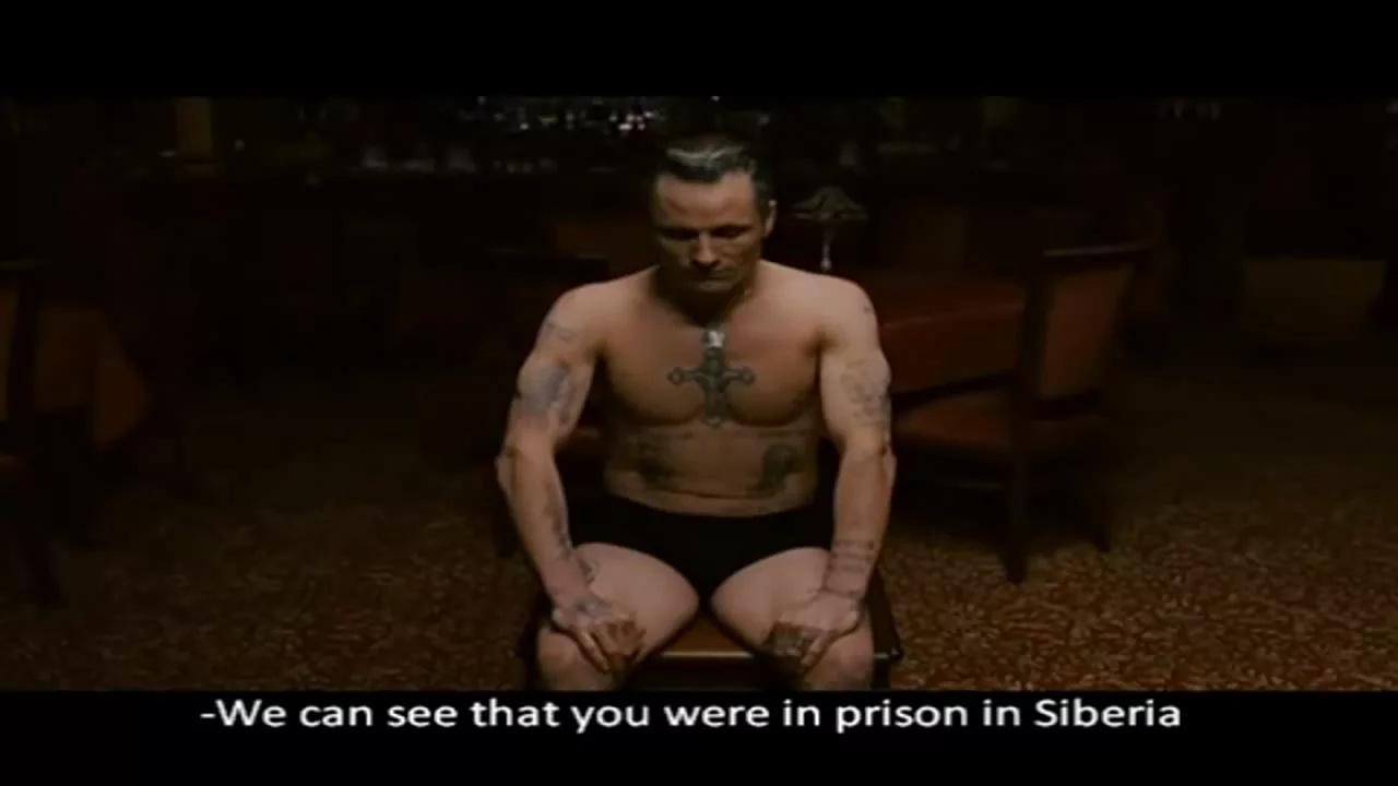 Eastern Promises - "We burn the fat off our souls."