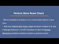 Permissions