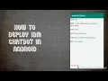 How to Deploy IBM ChatBot in Android