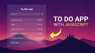 How To Create To-Do List App Using HTML CSS And JavaScript Task App In JavaScript