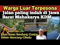 Lagu Orang Luar Terpesona! Jalan terindah di Jawa Barat dikerjakan gak nyampe setahun, Sopir Petani happy