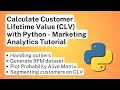 Customer Lifetime Value with Python - Marketing Analytics Tutorial