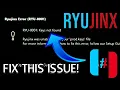 Ryujinx Error RYU-0001 Keys Not Found FIX