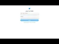 Amazing Twitter Login Form Just By Using HTML CSS