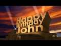 Happy Birt ay John