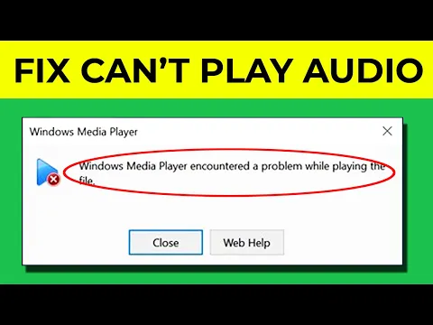 Download MP3 HOW TO FIX: Windows Media Player Encountered A Problem While Playing The File | Technical MR