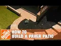 How to Build a Patio DIY Paver Patio The Home Depot