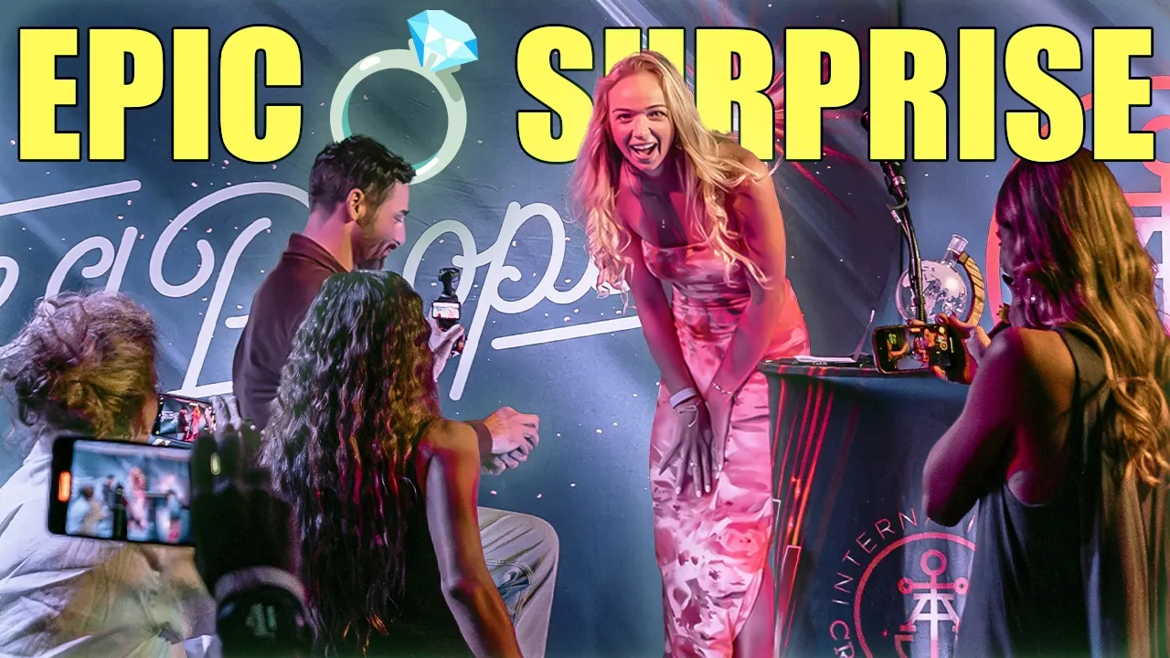 How I Pulled Off the Most Unexpected On-Stage Proposal! 💍 The crowd was left in tears 🥹