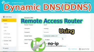 Dynamic DNS on TP-Link Router Which is Better No-IP or DynDNS